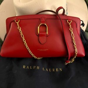 Cross body or clutch gold chain